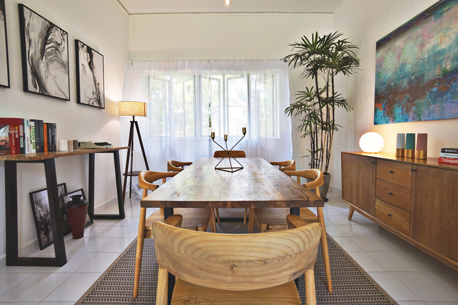 Dining set from Urban Salvation Courtesy Home and Decor