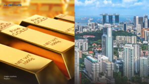Gold surges past US$4,000 as Singapore’s prime condos near sell-out — signalling 2025’s quiet flight to safe-haven assets.