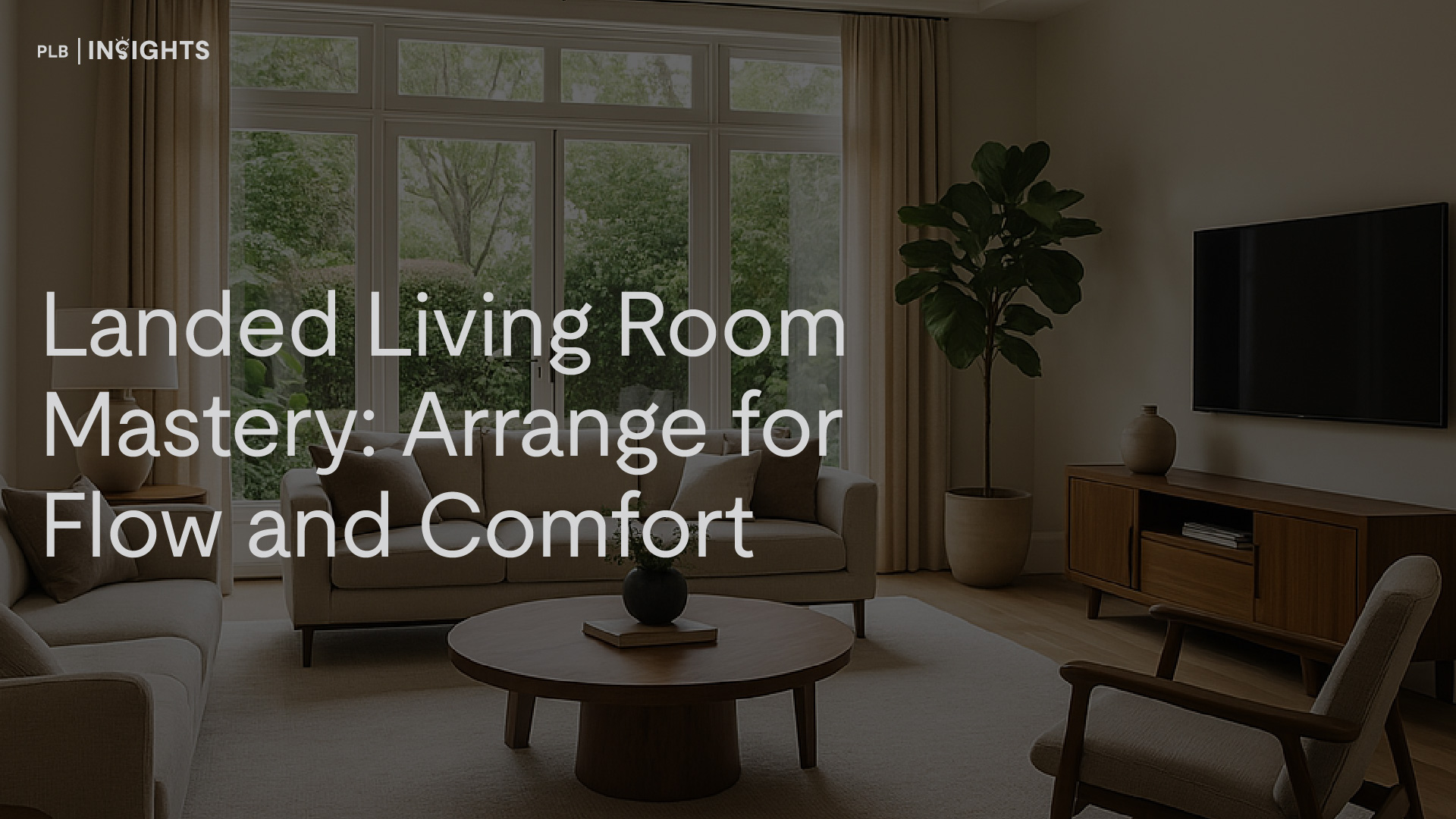 Living room furniture placement tips for landed homes. Learn how to optimise pathways, define cosy seating zones, frame sightlines, and create flow for everyday living and entertaining.