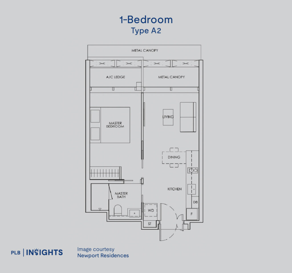 Target Demographic: Couples/Investors
Size: 452 sqft
No. of Units: 35
Stack Location: 5 & 6